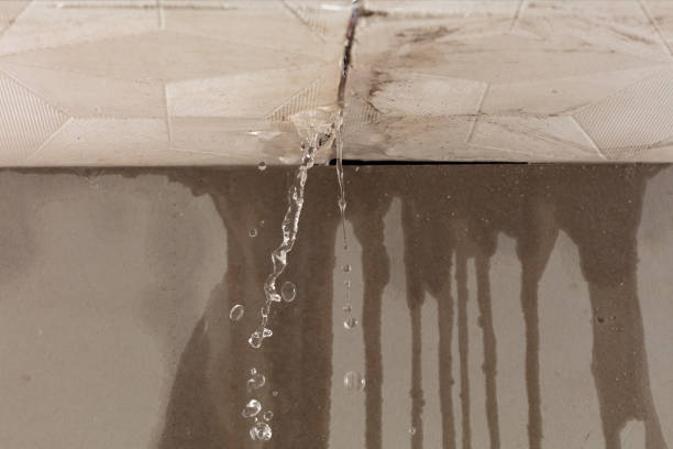 Professional Water Damage Restoration technician working in Lattimore, NC